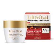 Lift&Oval 60+. Dienas krēms sejai un plakstiņiem Grumbu korekcija (50 ml)